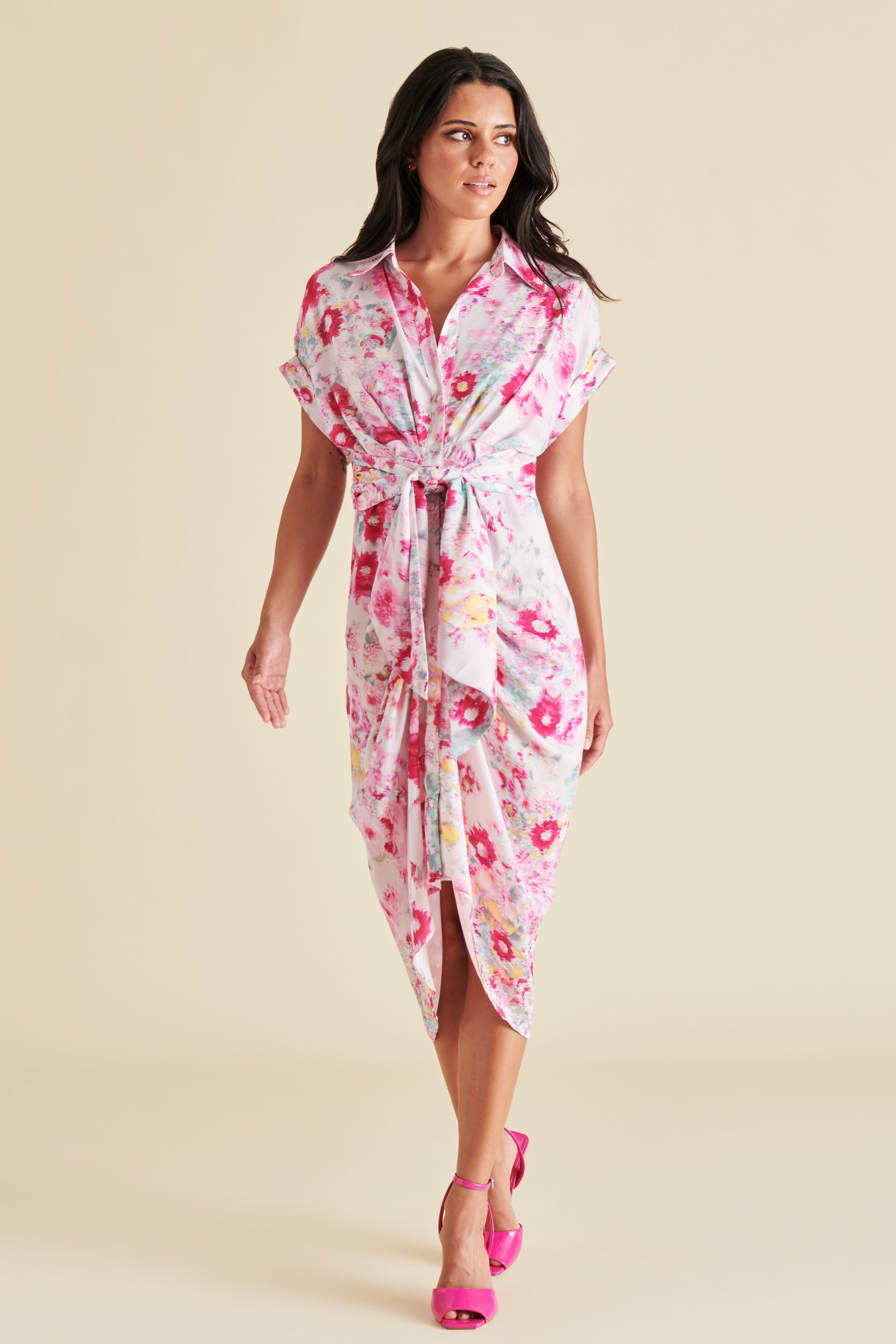 Pink Hydrangea Tori Dress | Piper Boutique