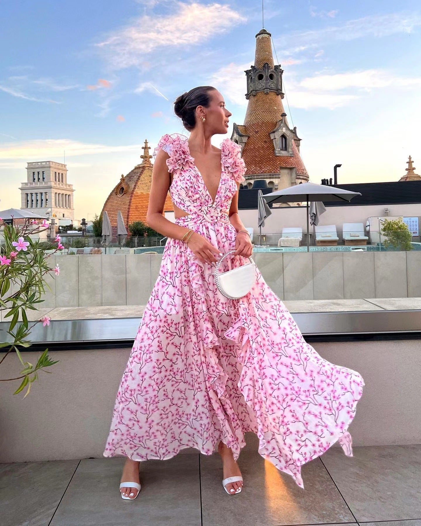 Cherry Blossom Maxi Dress Piper Boutique